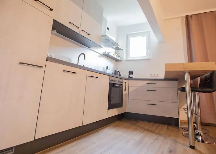 Apartmán Spacious 63qm Flat Private Balcony *